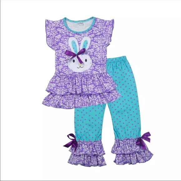 Boutique Girl Bunny 2 Piece SET 6T EASTER Get it NOW!